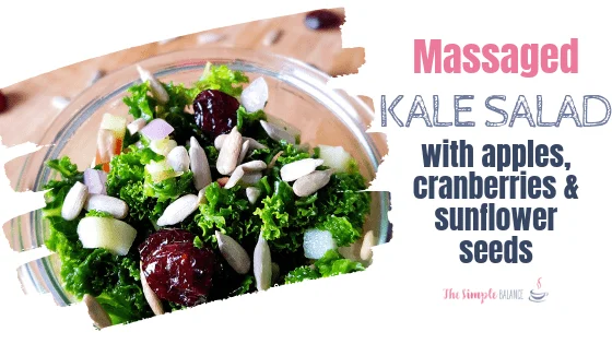 Massaged Kale Salad With Apple and Cranberries 3