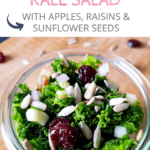 Massaged Kale Salad With Apple and Cranberries 1