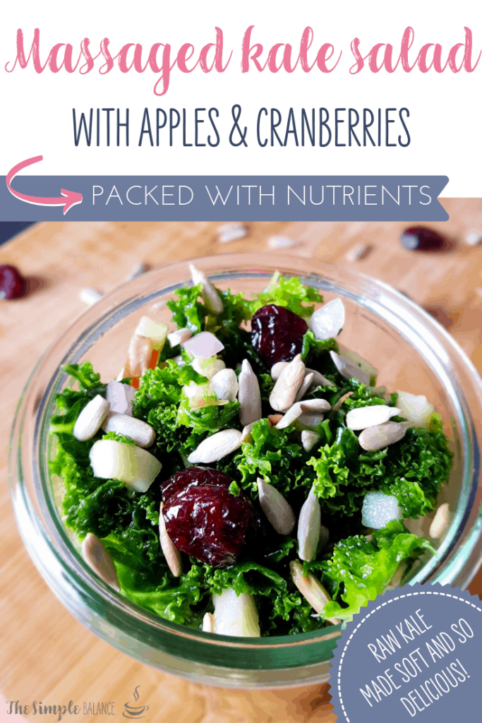 Massaged Kale Salad With Apple and Cranberries 5