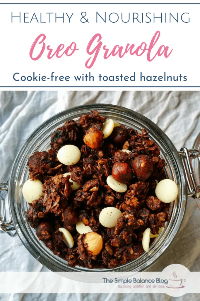 Oreo granola with toasted hazelnuts 5