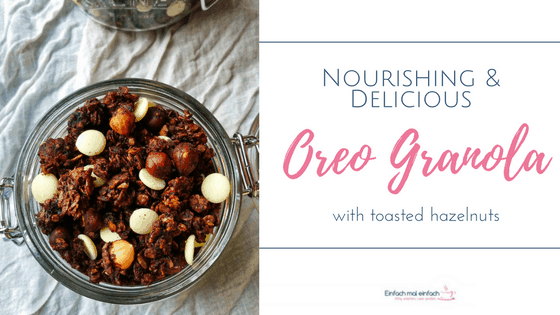 Oreo granola with toasted hazelnuts 2