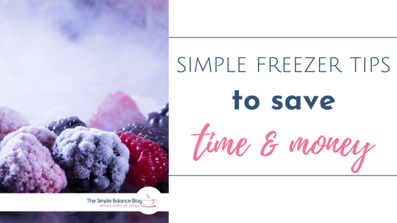 simple freezer tips title image