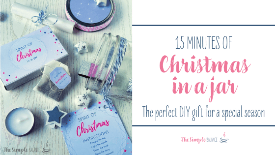 DIY gift idea: 15 Minutes of Christmas in a jar 2