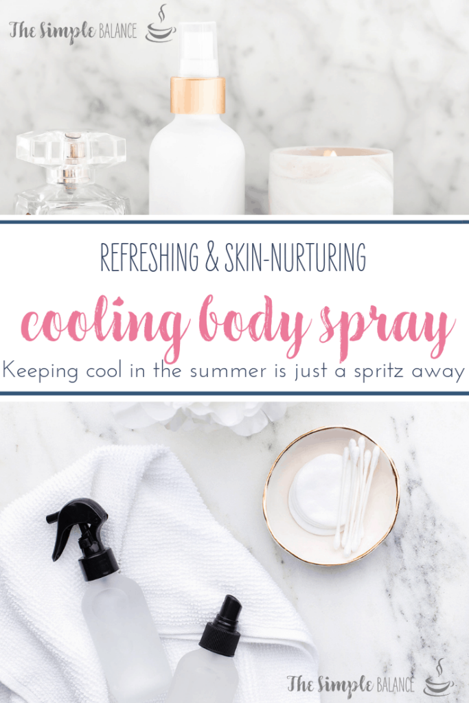 Cooling Body Spray - 3 homemade solutions that soothe your skin 5