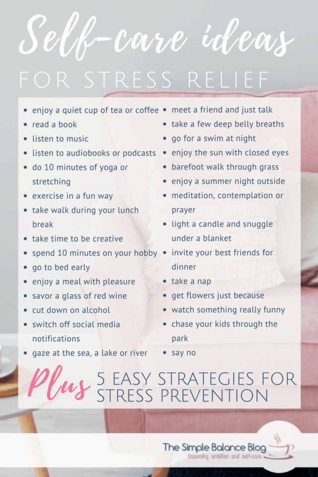 37 Easy self-care tips for busy days - The Simple Balance