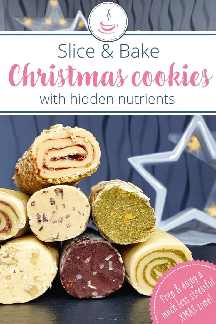 Slice and bake cookies - 7 flavors with hidden nutrients 2