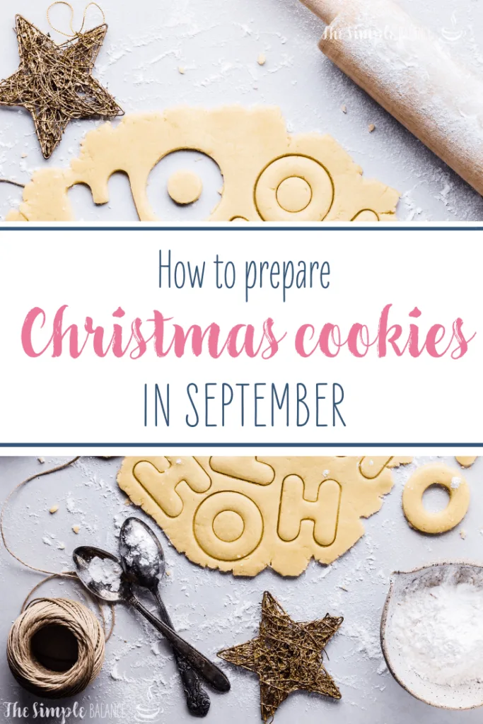 How to prepare Christmas cookies in September 3