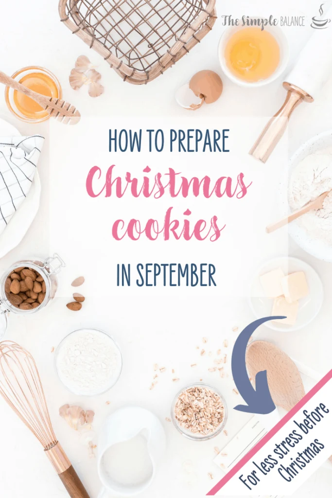 How to prepare Christmas cookies in September 6