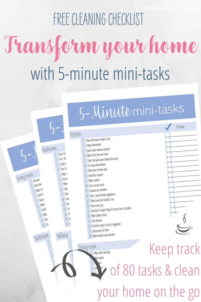 [Cleaning checklist] Transform your home with 5-minute tasks 6