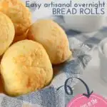 Easy artisanal overnight bread rolls 1