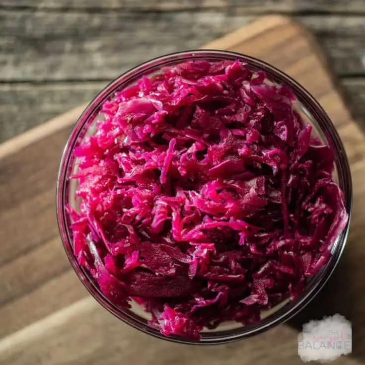 Authentic German red cabbage